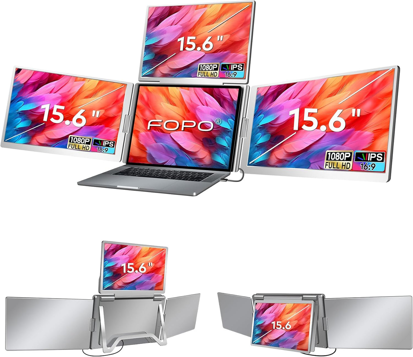 FOPO Triple Portable Monitor Extender