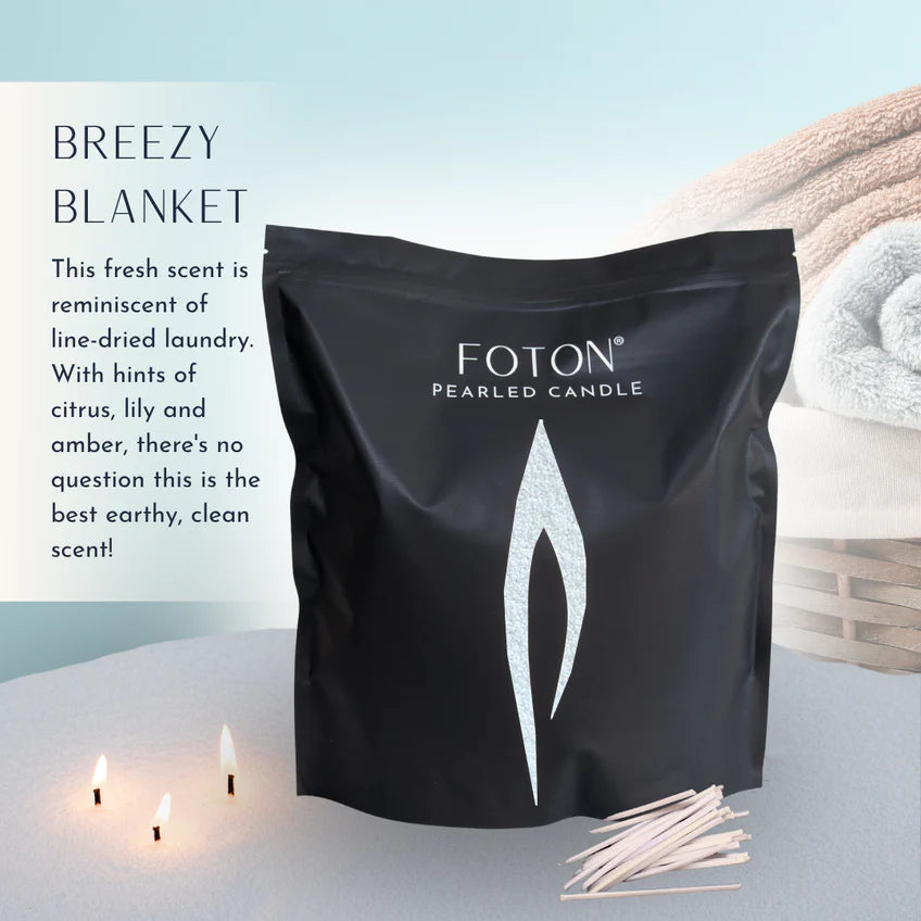 Foton Pearled Candle – Scented White
