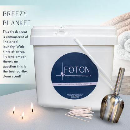 Foton Pearled Candle – Scented White