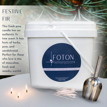 Foton Pearled Candle – Scented White