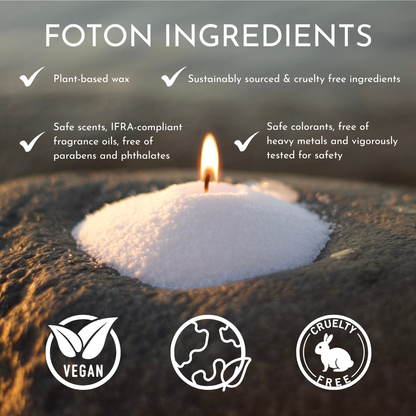 Foton Pearled Candle – Scented White
