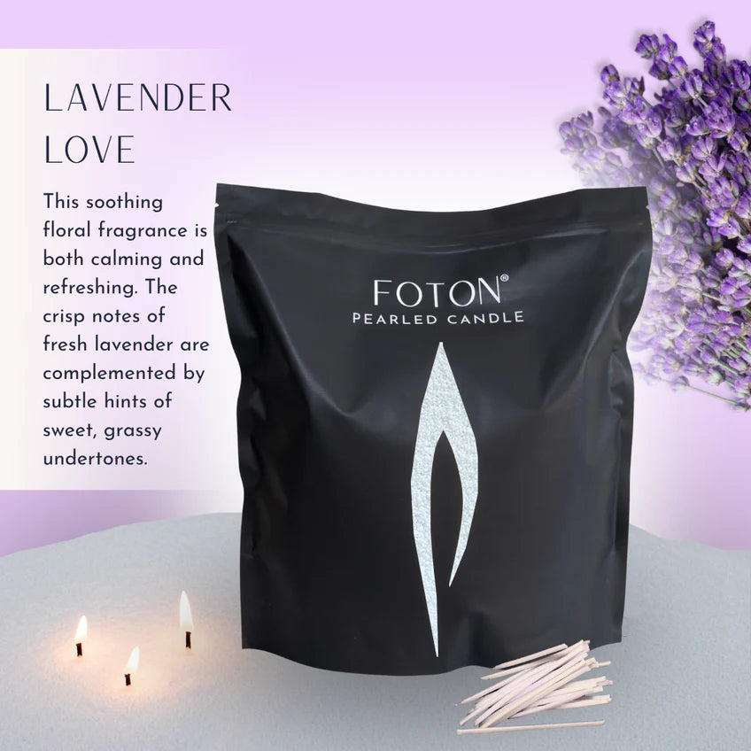 Foton Pearled Candle – Scented White