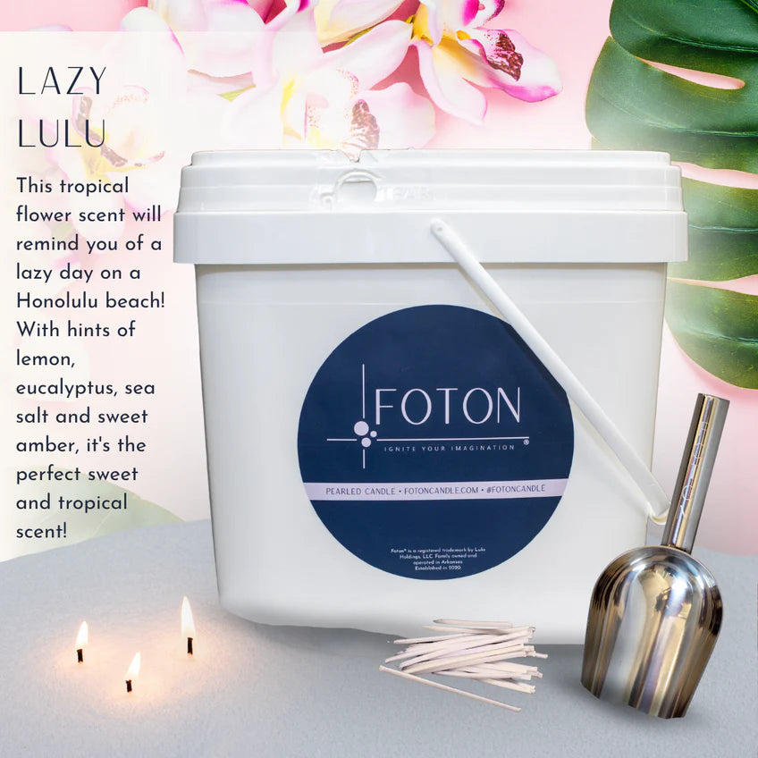 Foton Pearled Candle – Scented White