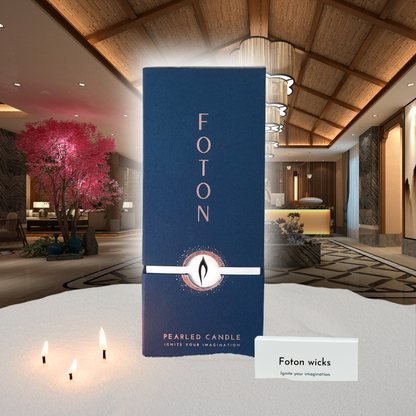 Foton Pearled Candle – Scented White