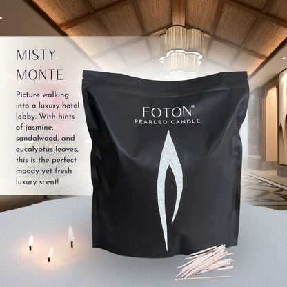 Foton Pearled Candle – Scented White