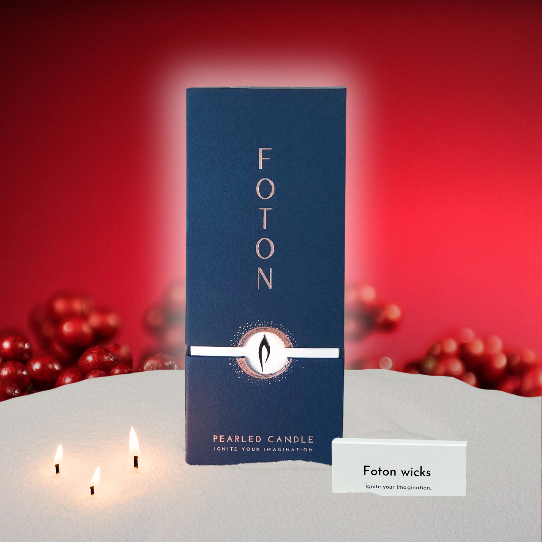 Foton Pearled Candle – Scented White