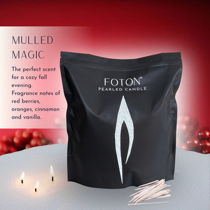 Foton Pearled Candle – Scented White