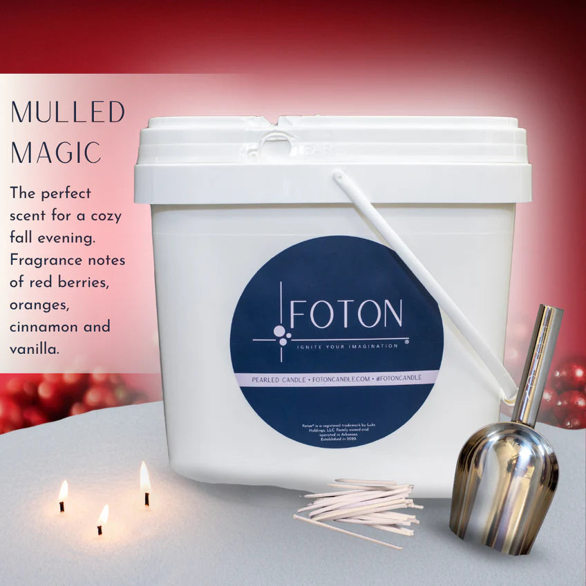 Foton Pearled Candle – Scented White