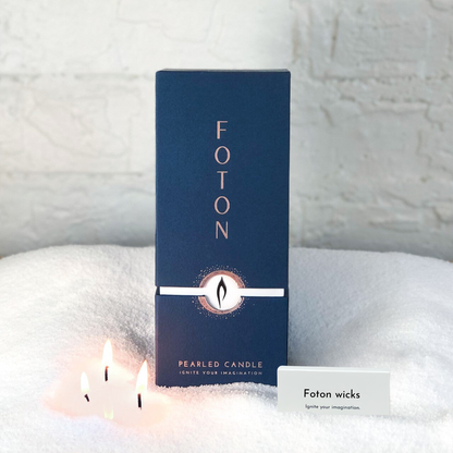 Foton Pearled Candle – Scented White