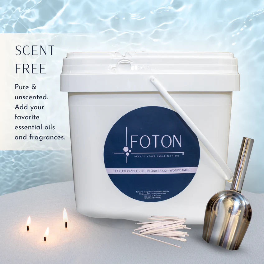 Foton Pearled Candle – Scented White