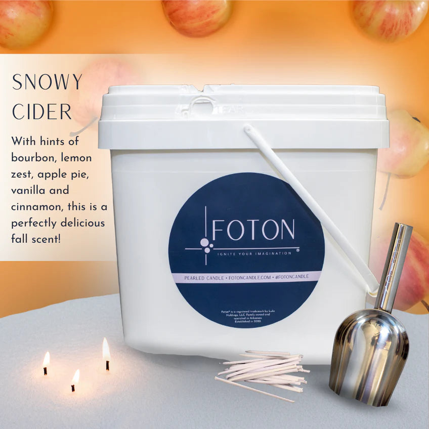 Foton Pearled Candle – Scented White