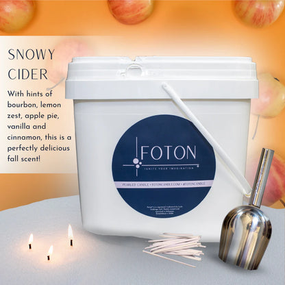 Foton Pearled Candle – Scented White