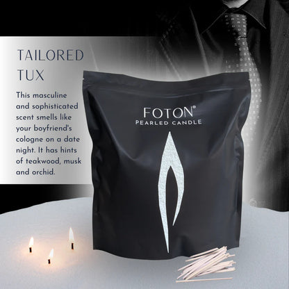 Foton Pearled Candle – Scented White