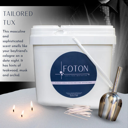 Foton Pearled Candle – Scented White