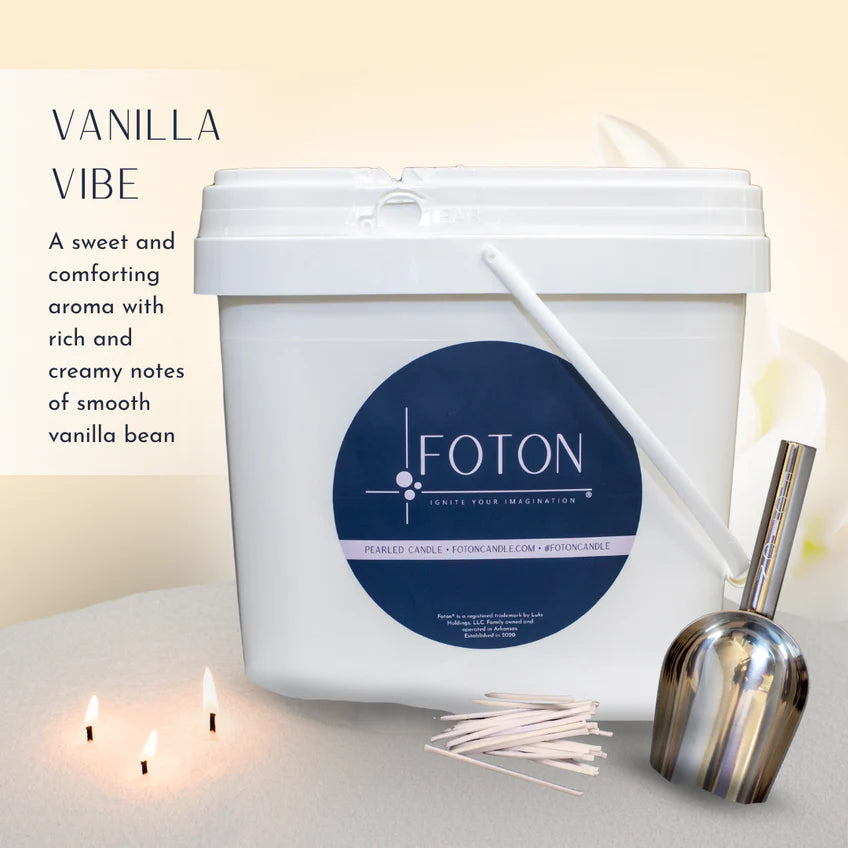 Foton Pearled Candle – Scented White