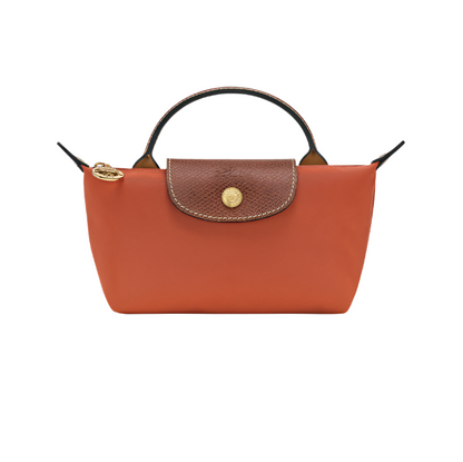 Longchamp Mini Le Pliage Handbag- Strap Included Brick